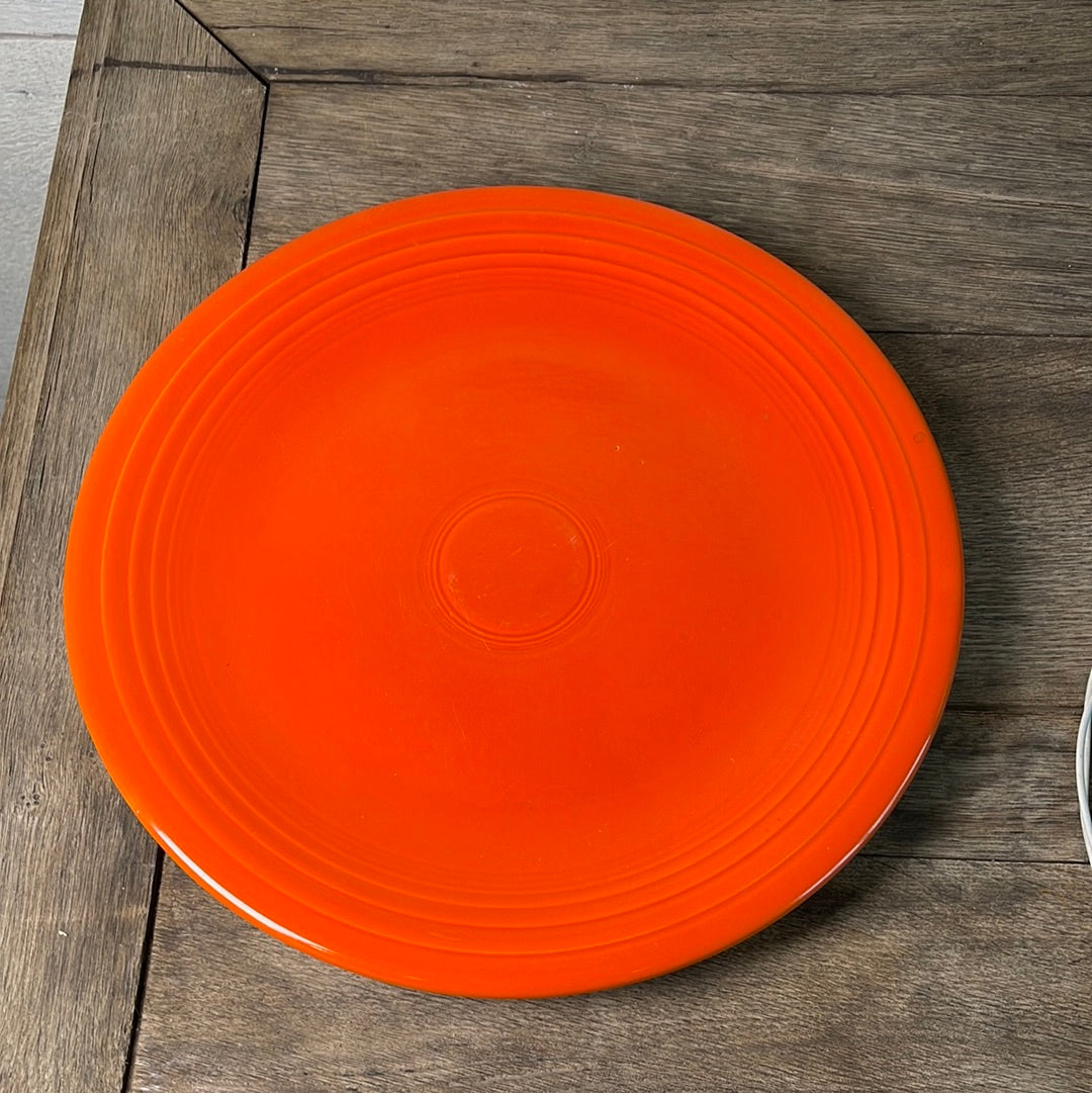 Fiestaware 14.25” Chop Platter Radioactive Red