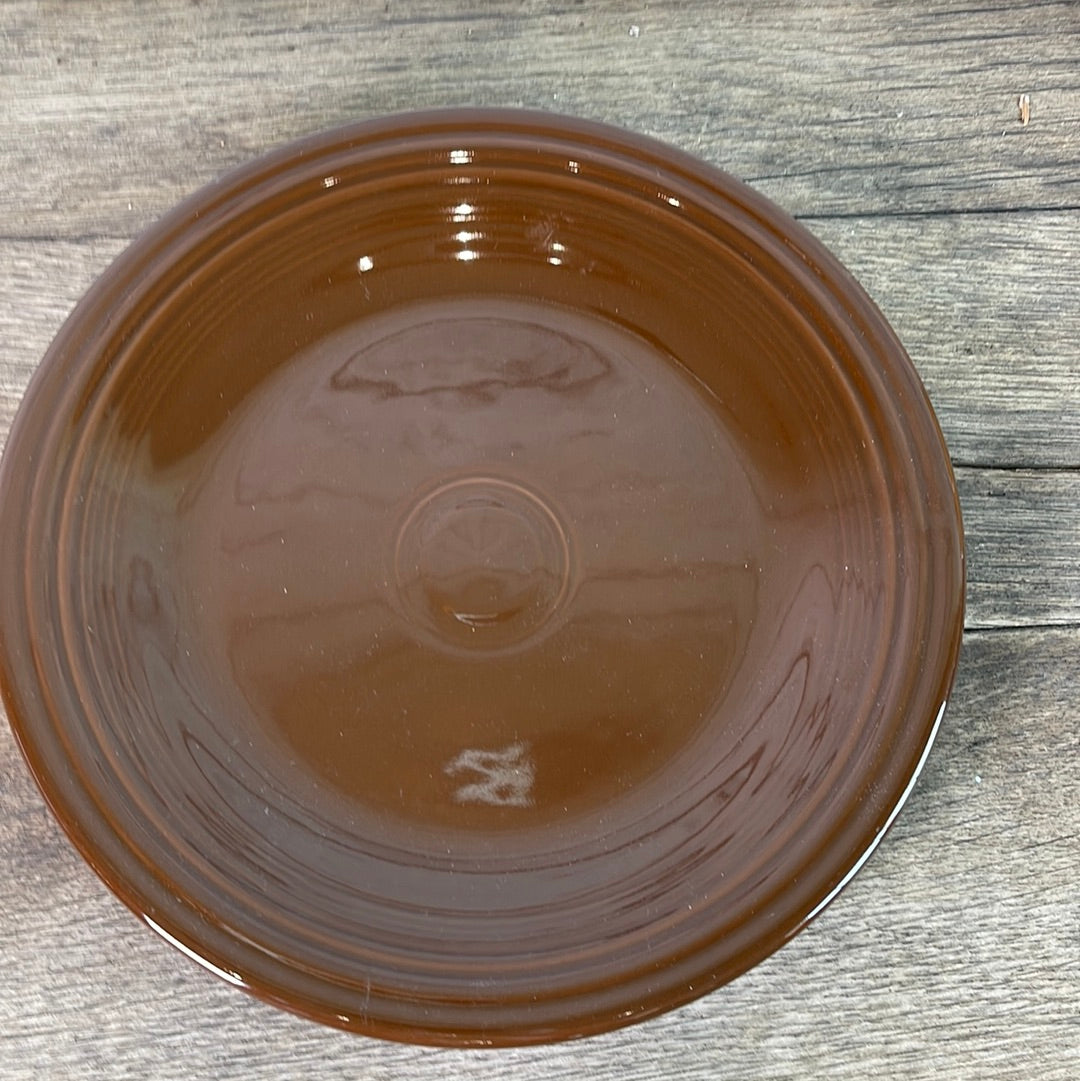 Fiesta Ware Chocolate Brown Dinner Plate Homer Laughlin Fiestaware 10.5" Diameter