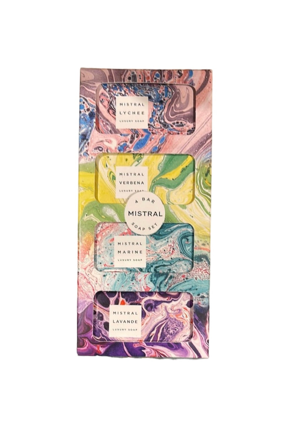 Marble 4 Soap Gift Box by Mistral
