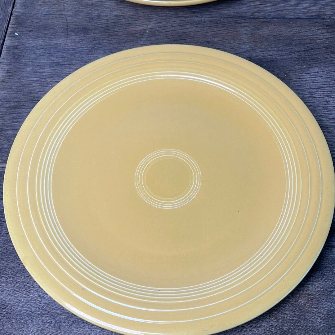 Vintage Fiestaware Antique Gold Dinner Plate 10 3/8”