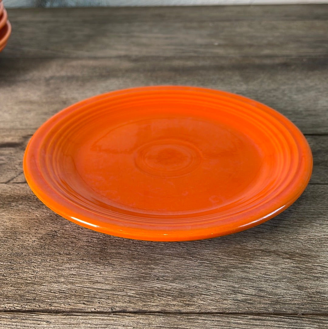 Original Fiestaware Red 7 3/8 Bread or Salad Plate