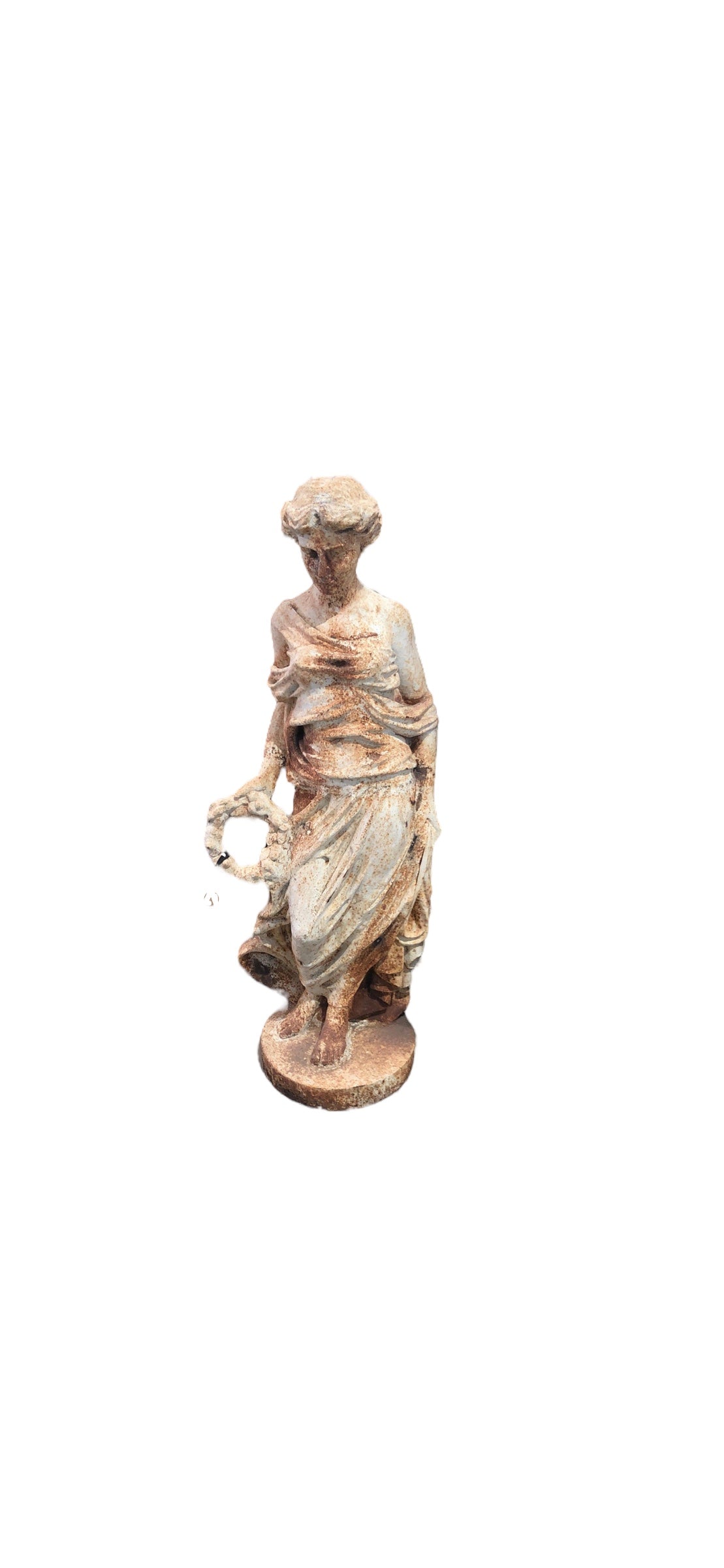 Cast Iron Maiden Statue
