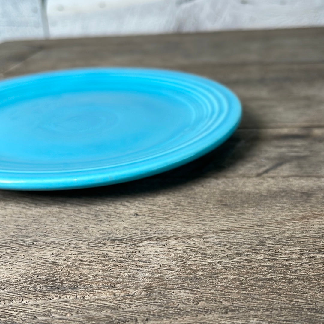 Vintage Fiestaware Turquoise Salad Plate from Fiestaware