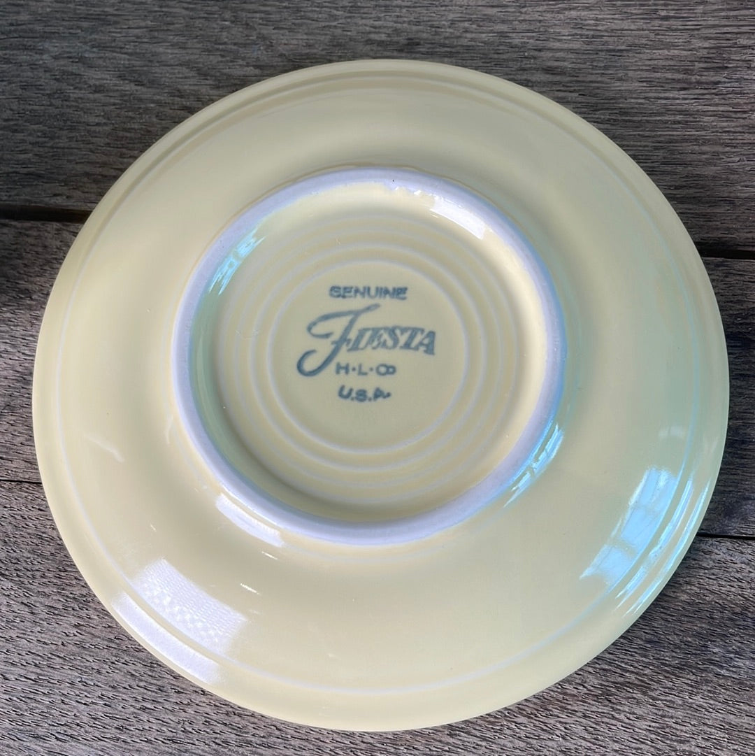 Fiesta ware 1987 Yellow Cup & Saucer