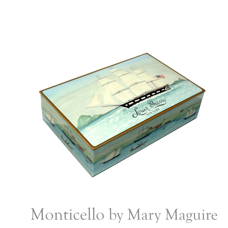 Louis Sherry Designer 12 Piece Tins - The White Barn Antiques
