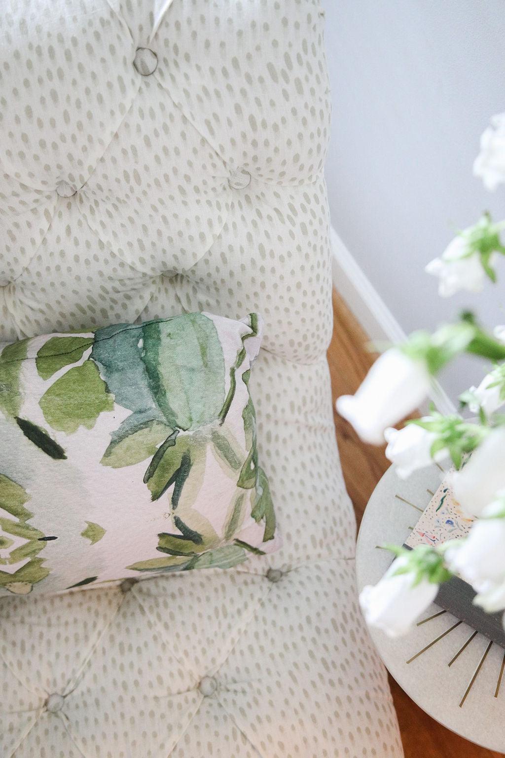 Wildflowers II 20" x 20" Handmade Pillow - The White Barn Antiques