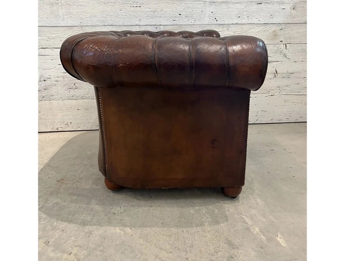 Chesterfield Tub Chair - The White Barn Antiques