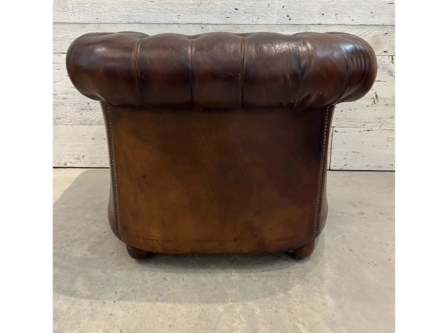Chesterfield Tub Chair for Restoration - The White Barn Antiques