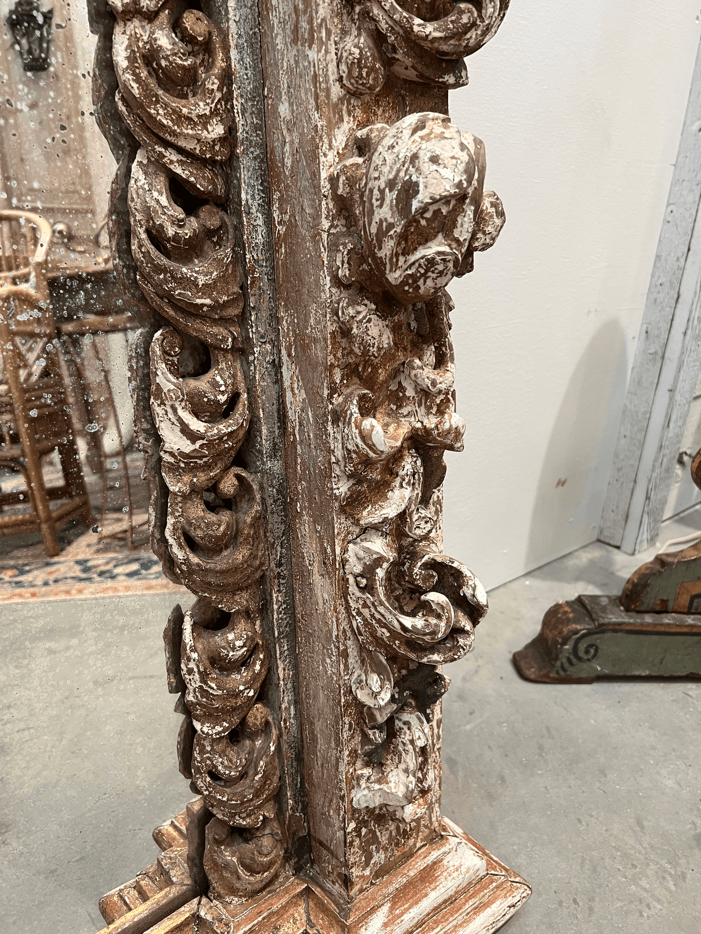 Italian Baroque Mirror - The White Barn Antiques