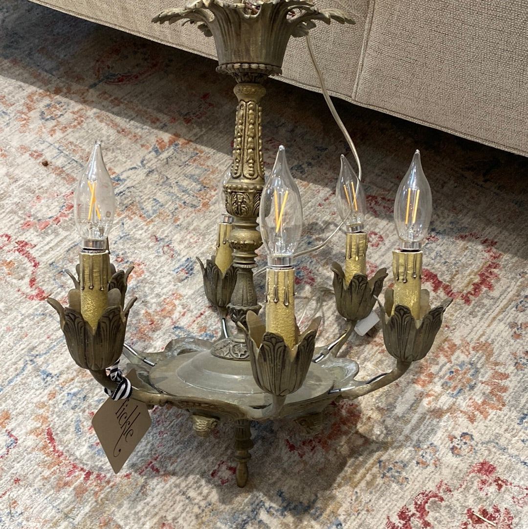 Chandelier Small - The White Barn Antiques