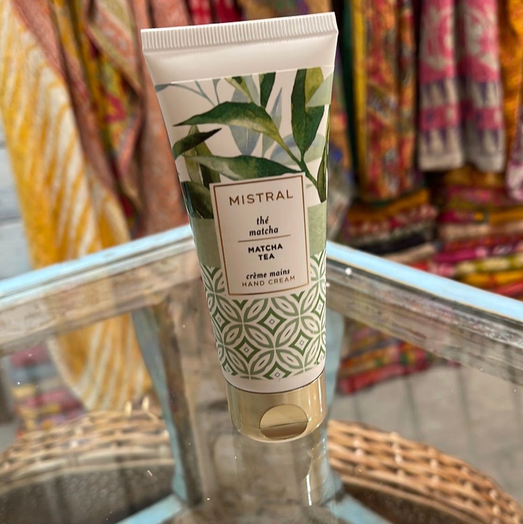 Matcha Tea Hand Cream by Mistral - The White Barn Antiques