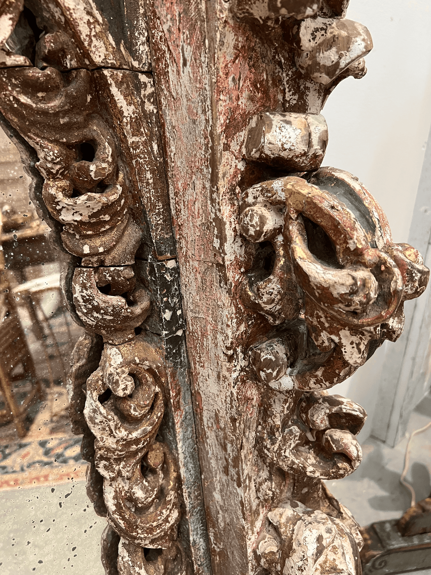 Italian Baroque Mirror - The White Barn Antiques