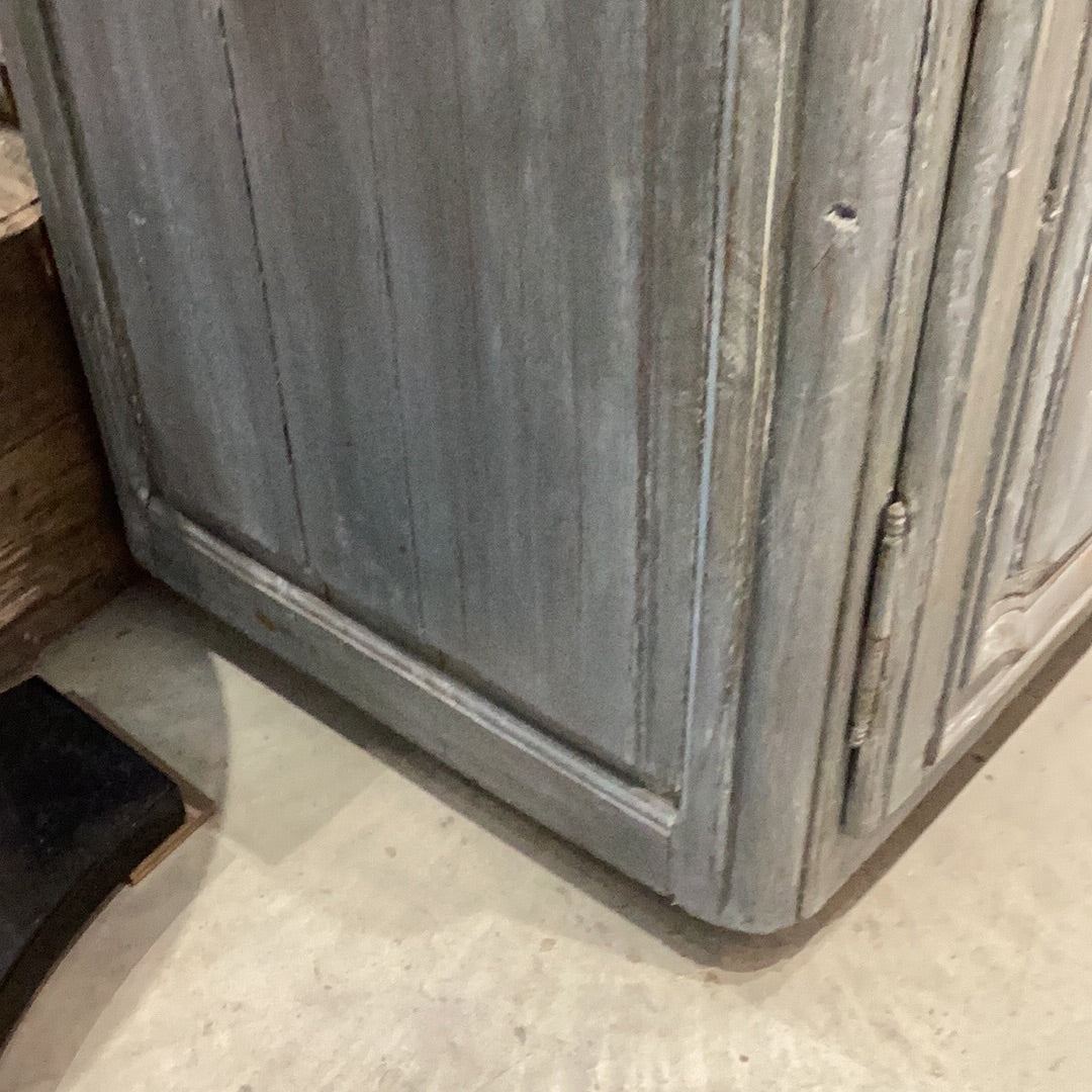 French Grey Cabinet - The White Barn Antiques