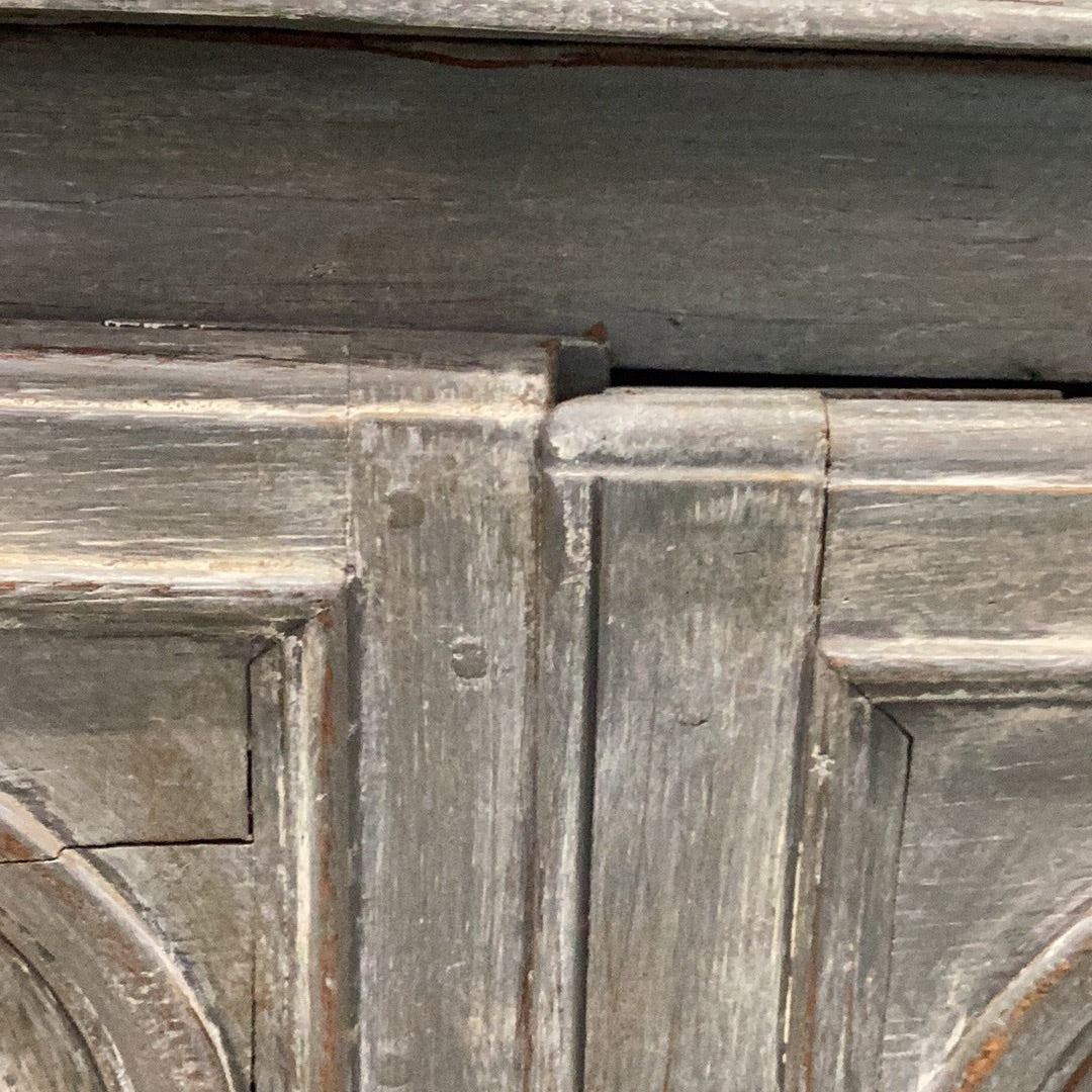 French Grey Cabinet - The White Barn Antiques