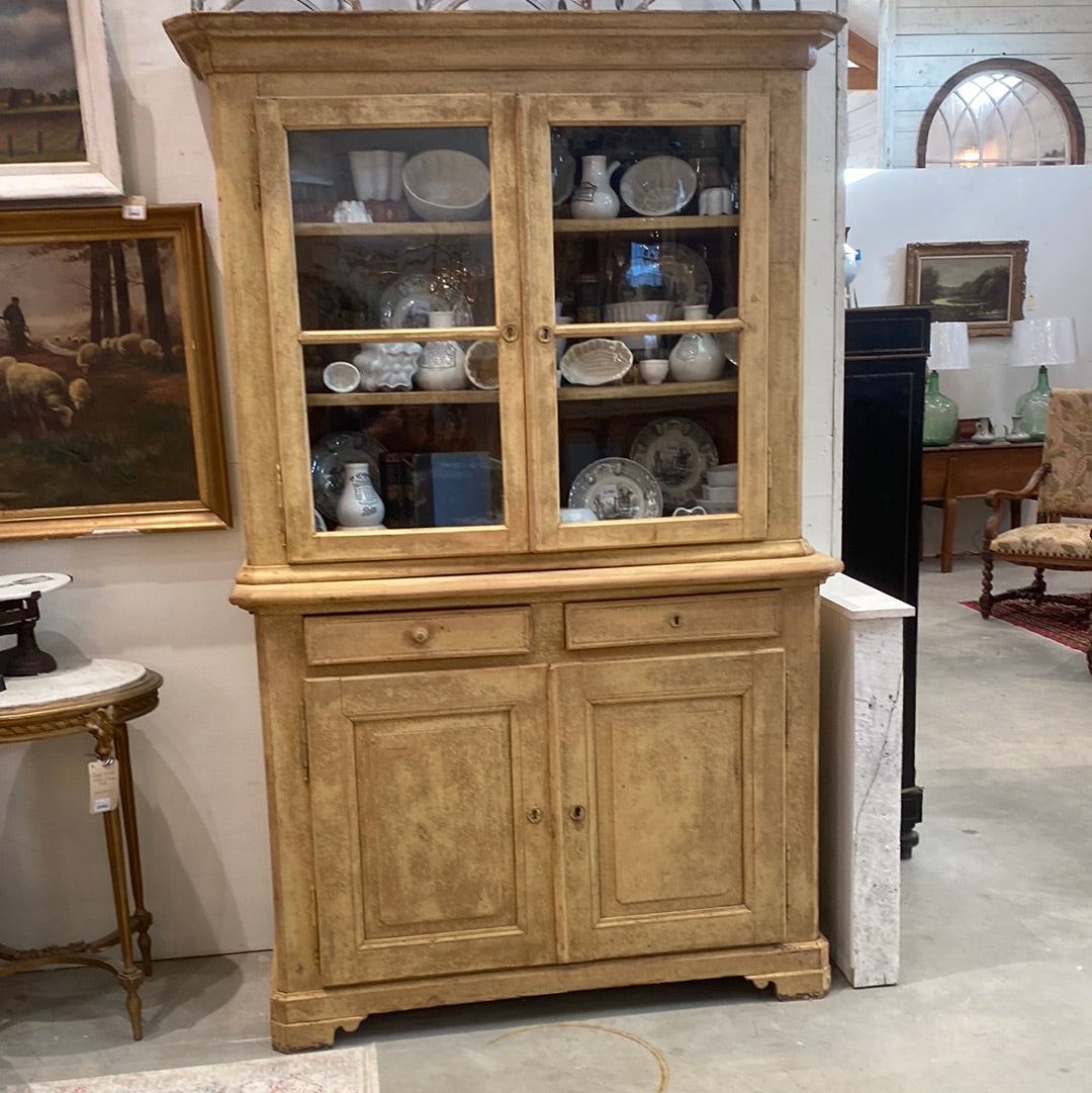 French Louis Philippe Buffet A Deux Corps - The White Barn Antiques
