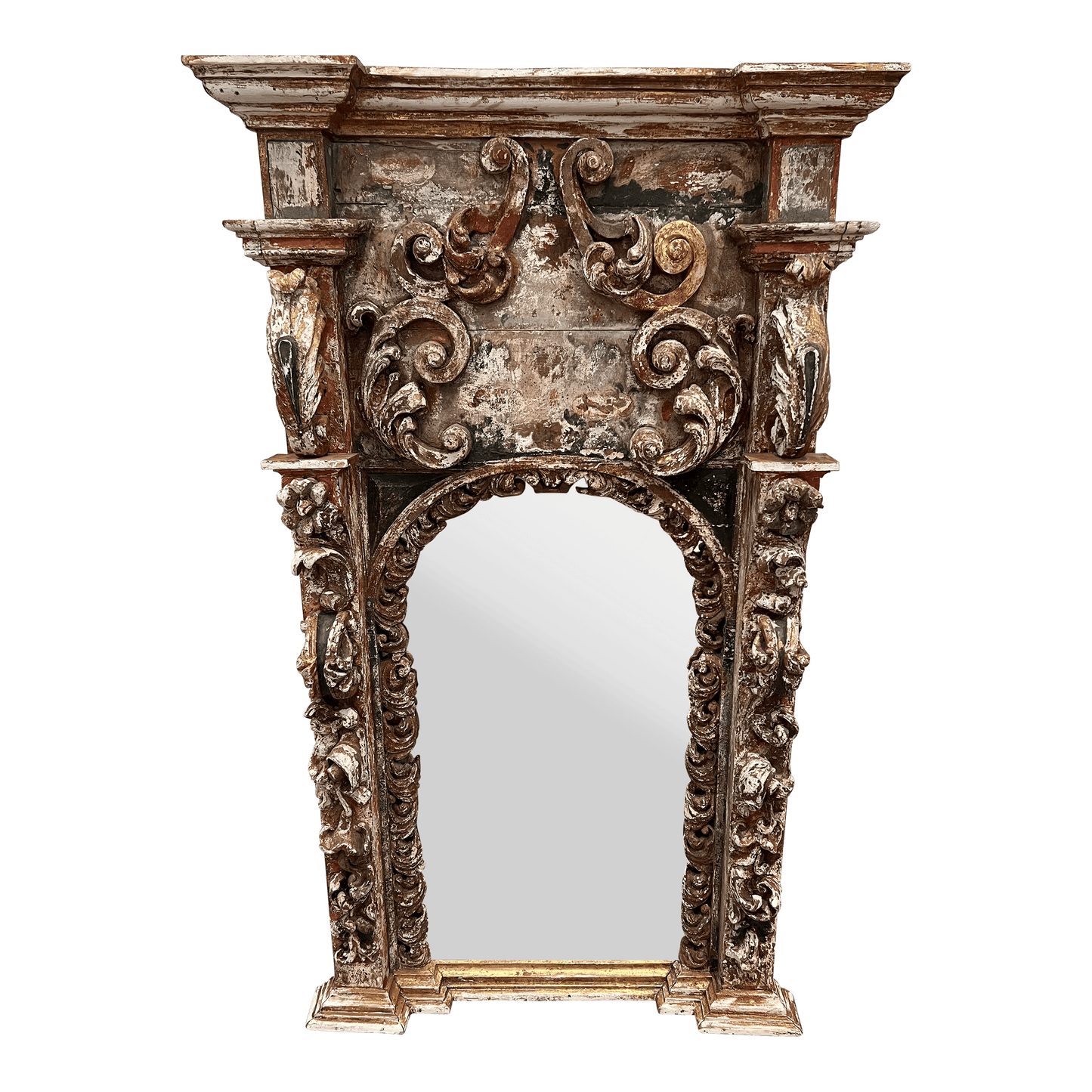 Italian Baroque Mirror - The White Barn Antiques