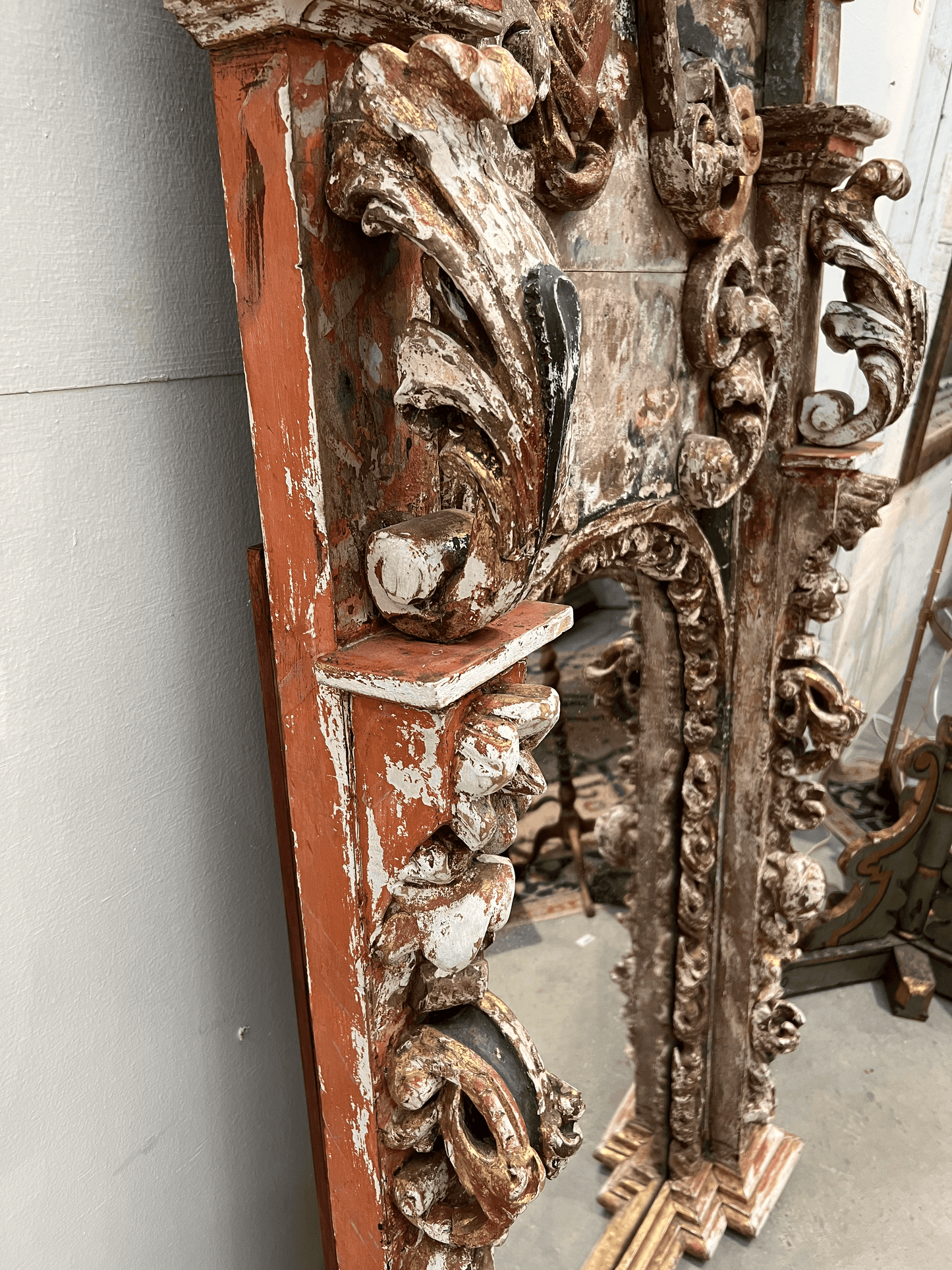 Italian Baroque Mirror - The White Barn Antiques