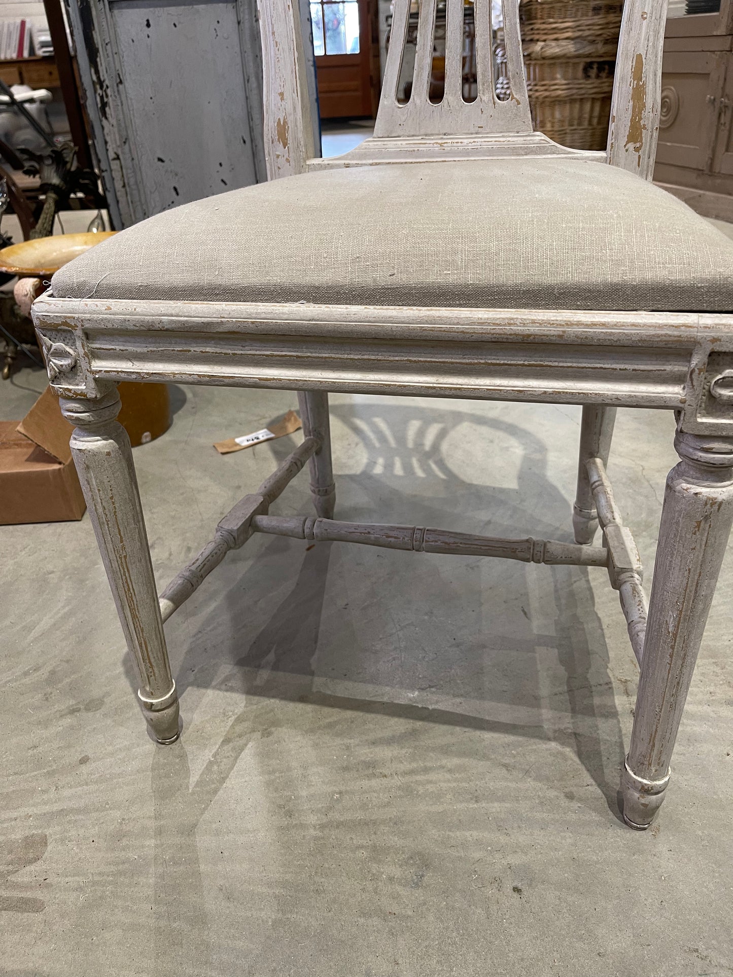 Chairs, Set of 8 Swedish 1880 - The White Barn Antiques
