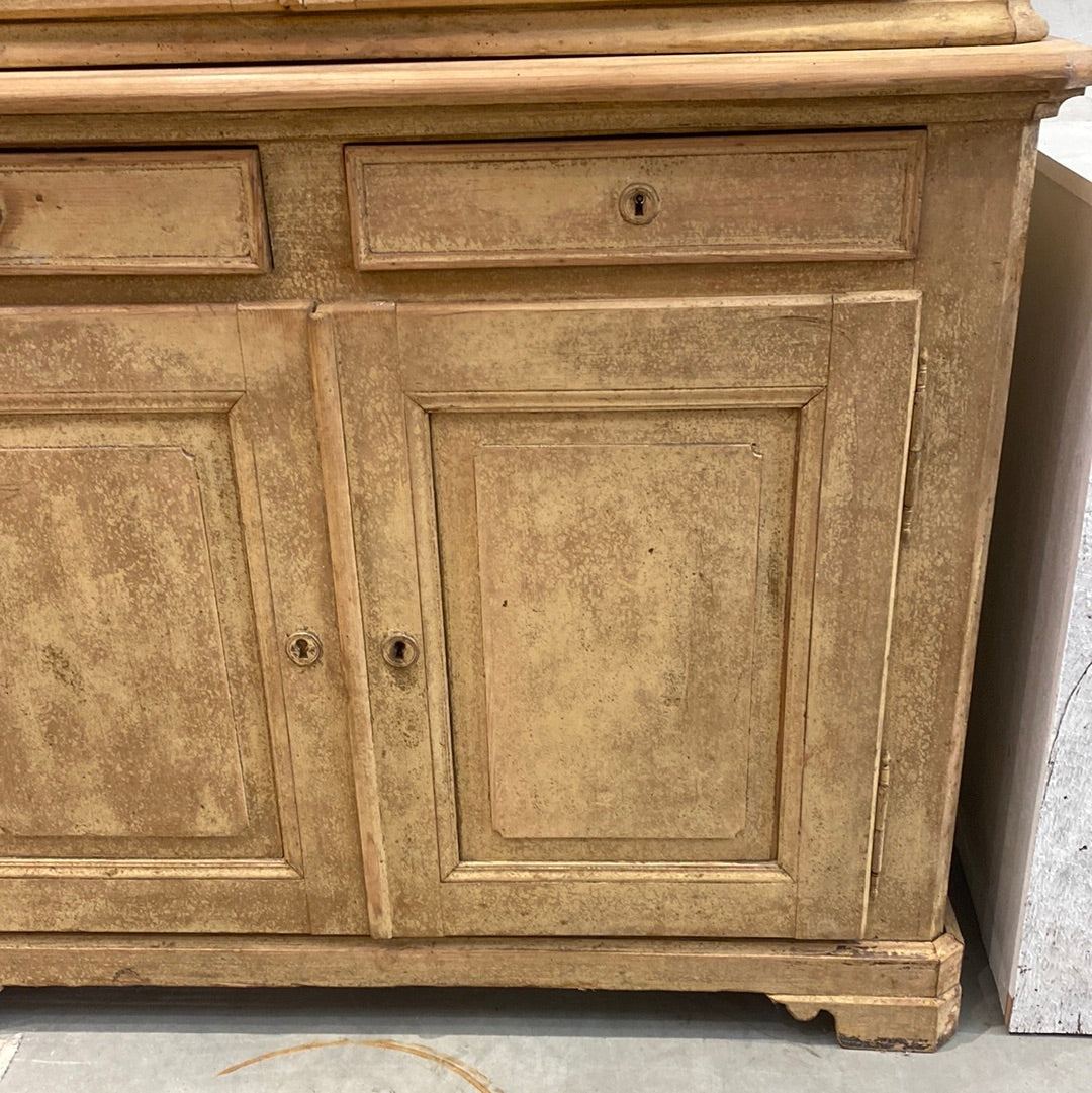French Louis Philippe Buffet A Deux Corps - The White Barn Antiques