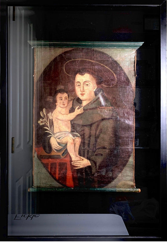 History of St. Anthony de Padua in Art - The White Barn Antiques