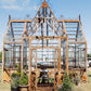 Custom Ornate 17' x 20' Original Factory Window Greenhouse (Example)