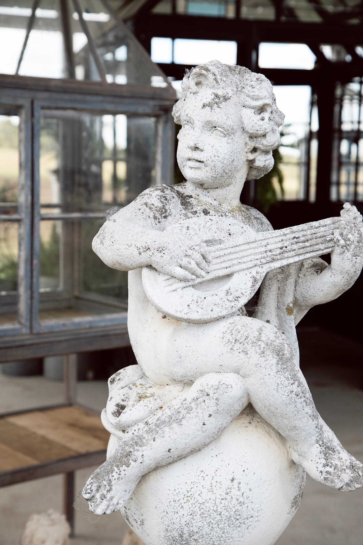 (4 Statues) The Herald, The Minstral, The Offering, The Piper (All on Plinths)