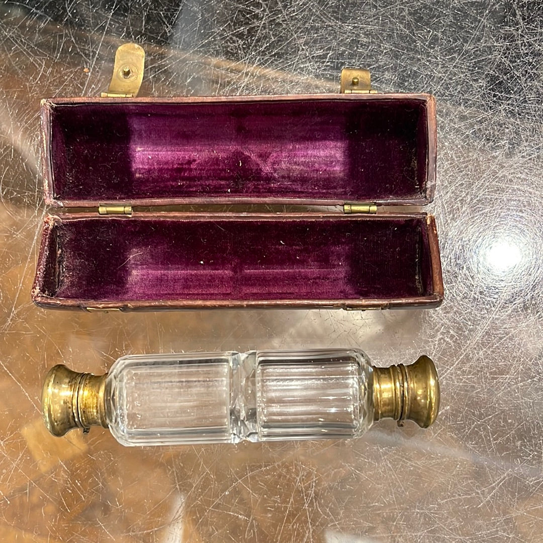 Double End Perfume Bottle with Case