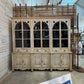 Large 19th Century English Pine Glazed Display Cabinet with Original Glass