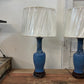 Blue Dragon Lamps with Shades