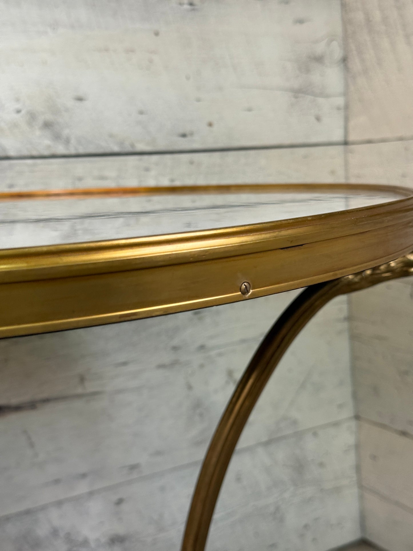 French Neoclassical Style Gilt Bronze and Marble Guéridons or Side Table (Sold Individually)