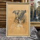 Pastel Drawing of Dog Circa 1900