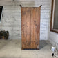 French Pharmacy Cabinet with Architectural Columns and Glass Front