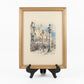 Mid Century Venetian Street Scene (Souvenir or Architectural Study) Watercolor