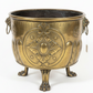 Brass Planter with Lion Head Feet