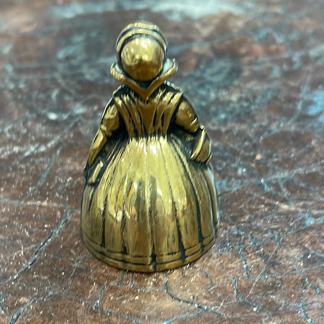 Brass Victorian Lady Bell