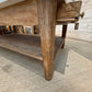 French Style Marble Top Console Table with Two Drawers