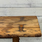 Vintage Expanding Console Dining Table with Folding Extension Leaves