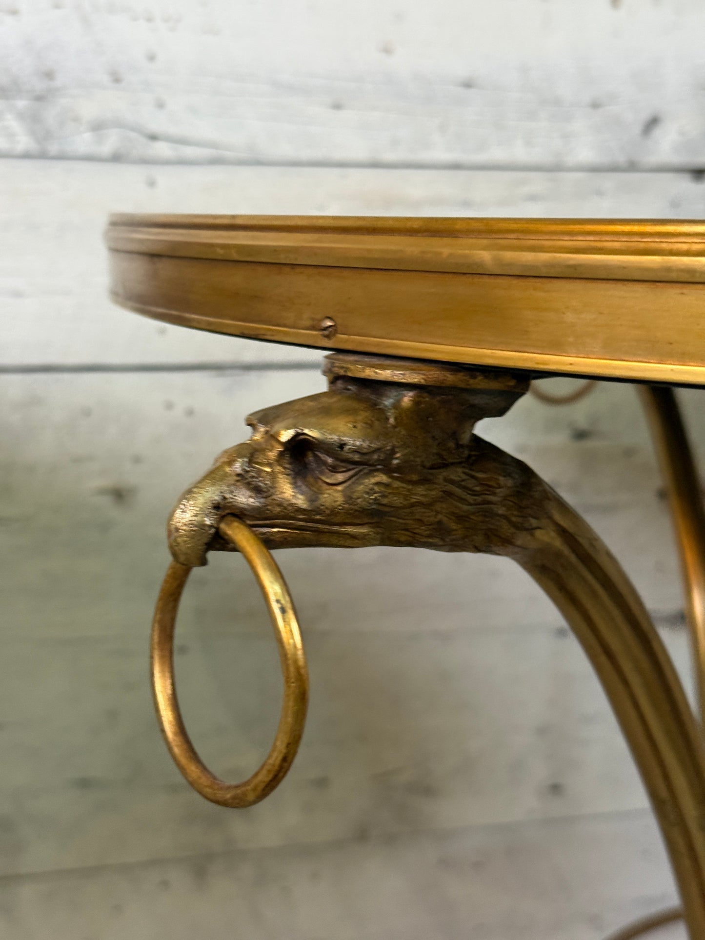 French Neoclassical Style Gilt Bronze and Marble Guéridons or Side Table (Sold Individually)