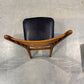 Mid-Century Faux Leather Dining Chair