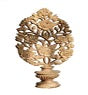 Decorative Metal Palm with Base for Altar