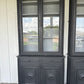 Painted Bibliotheque Notary Office Cabinet - 3 Piece