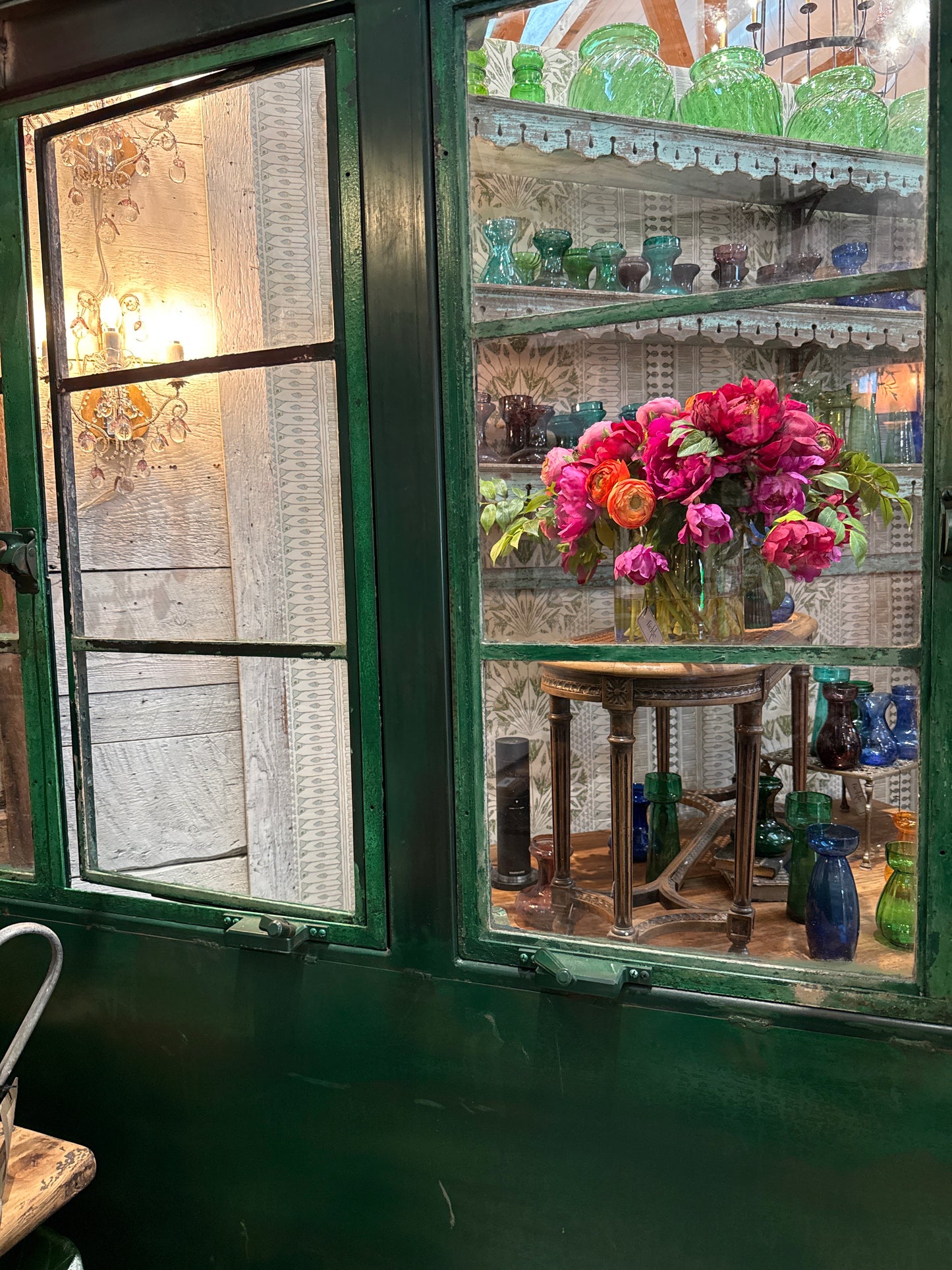 Petite French Garden Conservatory – Custom Iron & Glass Showpiece