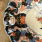 Ovoid Scalloped Edge Imari Plate