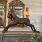 Hand-Carved Spanish Hardwood Horse Sculptures