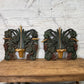 Large Pair of Antique Continental Carved Giltwood Harvest Wall Sculpture, Sold Individually