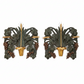 Large Pair of Antique Continental Carved Giltwood Harvest Wall Sculpture, Sold Individually