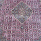 #133 Burgandy Medallion Rug