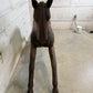 Hand-Carved Spanish Hardwood Horse Sculptures