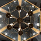 Architectural Brass Hanging Lanterns by Christopher Wray, Sold Individually