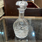 Heavy Crystal Decanter with Lid UK 1900